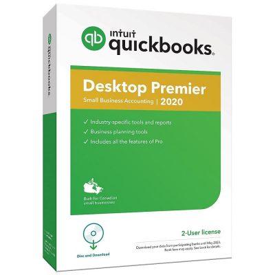 Intuit Quickbooks Desktop Premier 2020 (canadian Version) - Accounting 