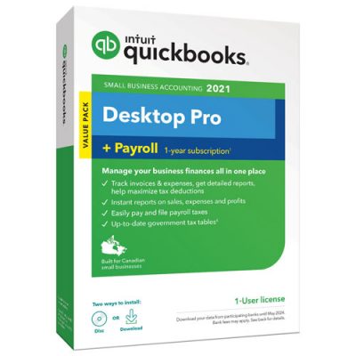 QuickBooks Desktop Pro Plus Payroll 2021 (Subscription) | SaaS Direct ...